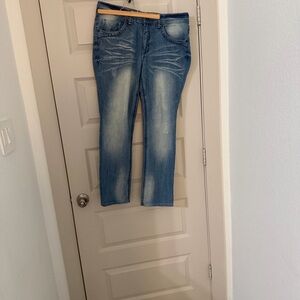 Faded Glory Men's Relaxed Blue Jeans